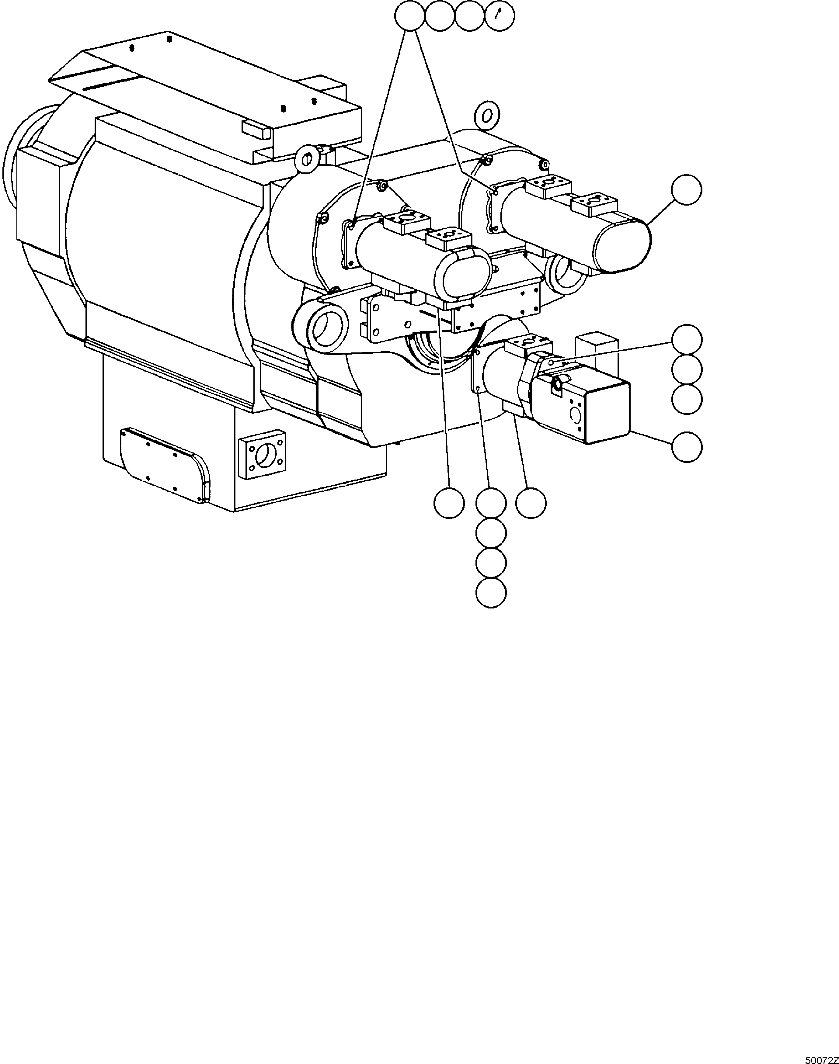 Wx Hydraulic Steering Gear Pump P50 Hydraulic Gear Pump 7051120010
