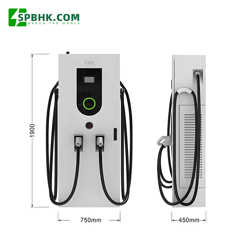 Floor Stand Ev Charger Fast Charging Dc 120kw 3 Phase Ev Charging Station For Electric Vehicle 9737