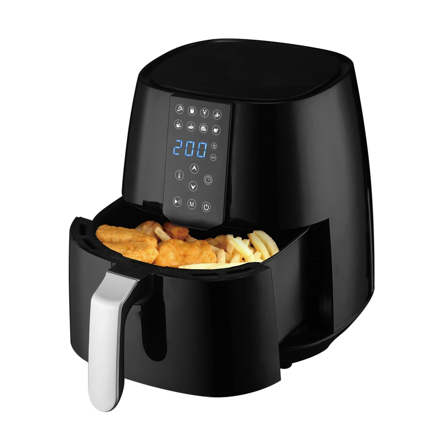 Black+Decker 2.6L Digital Air Fryer White and Black 220V