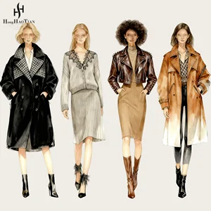 Autumn/Winter OEM ODM Custom Logo High Quality Design Private Label Women Designer Double Breasted Wool Long Eco-Friendly Coat