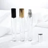 round bottle with gold cap