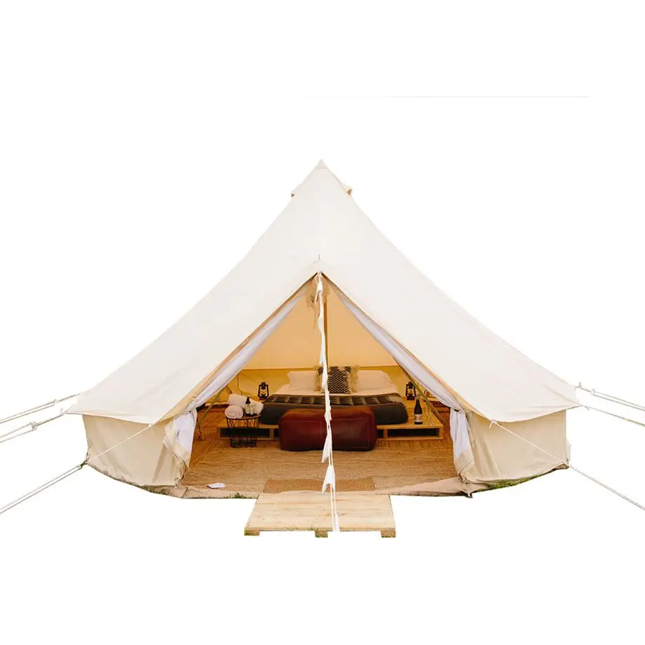 Wholesale Cheap Price Safari Tent - 4M Bell Tent for Glamping