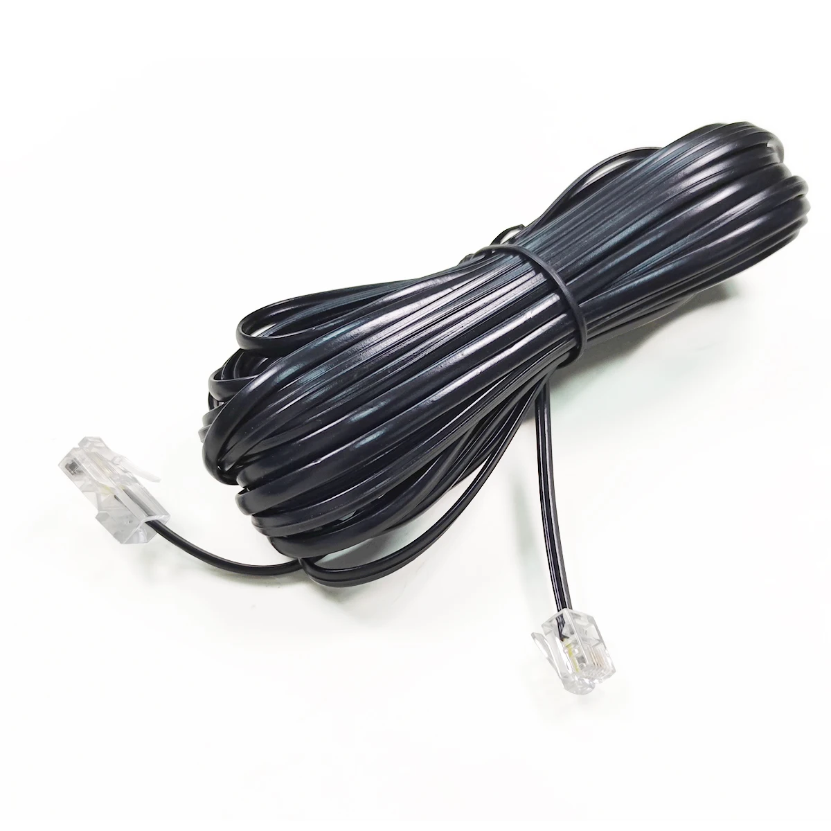 Câble Modem Beszin RJ11 - 2.1m - Blindé - Pour DSL Haut Débit - Connecteur Or