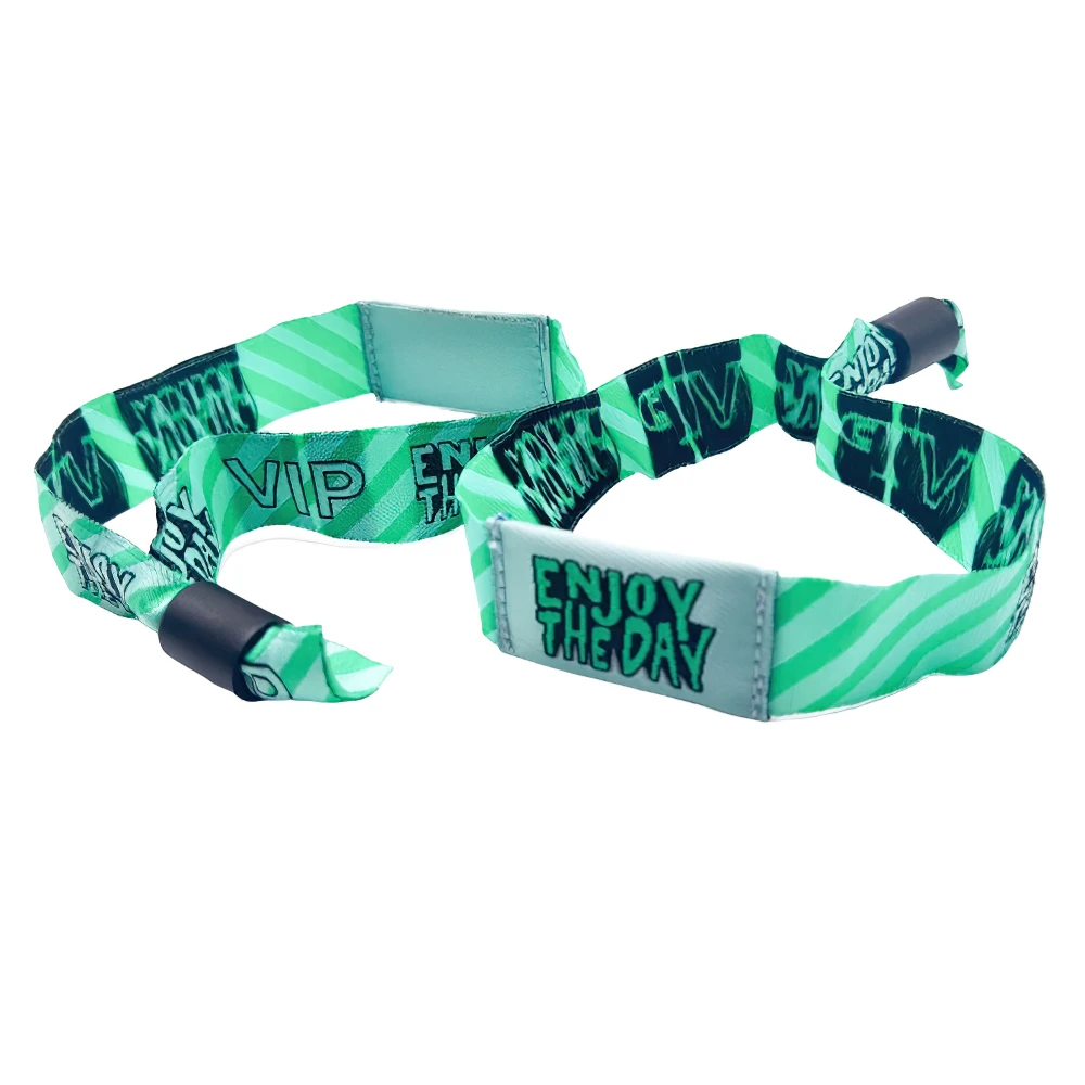 Custom Fabric Woven RFID/NFC Chip Wristband 13.56Mhz Ultralight Wristbands for Every Occassion