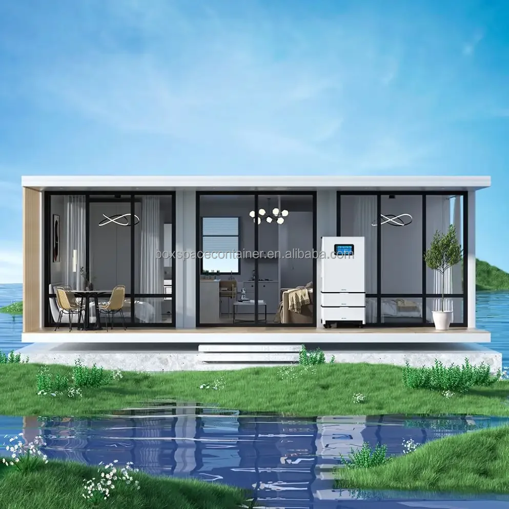BOX SPACE Steel Detachable Container Home Customizable Size Modern Design Two Bedroom Layout CE Certified 15-20 Apartment House