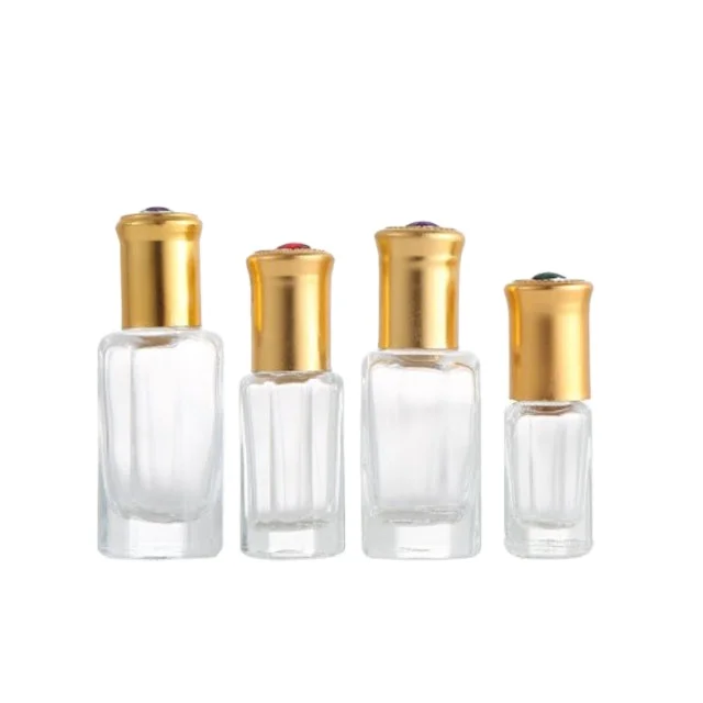 In Stock 3ml 6ml 9ml 12ml Attar Perfume Oil Octagonal Bottle with Roller  Cheap Price