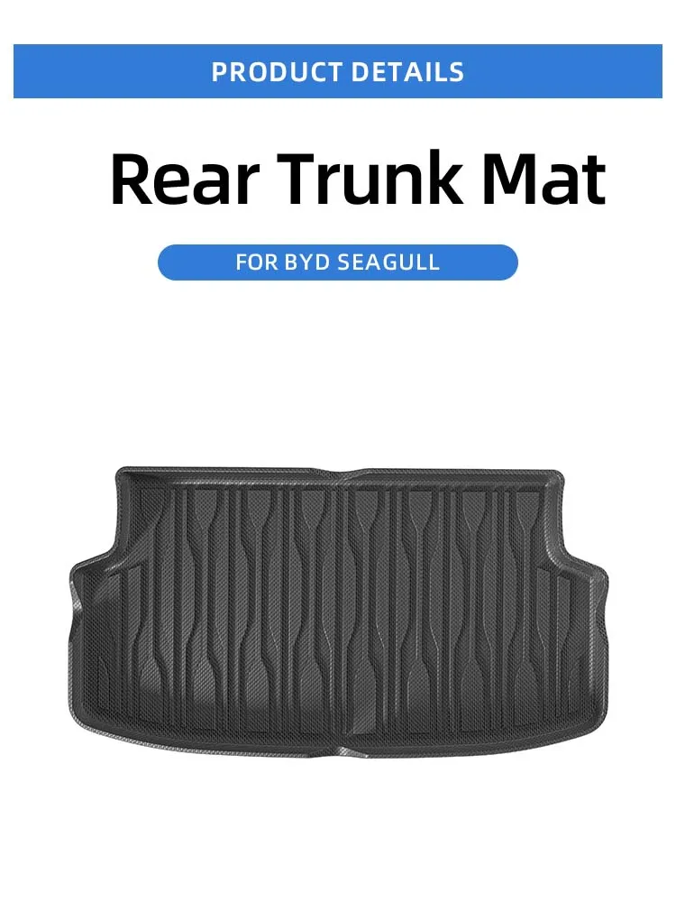 Trunk Cargo Liner Rear Trunk Mat TPE Foot Mat Cargo Pad For BYD Seagull 2023 Interior Accessories supplier