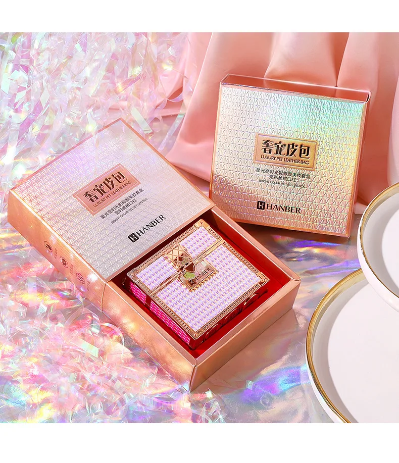 Hanber Link Bag Lipstick Kit 3 Colors / Set Luxury Velvet Matte