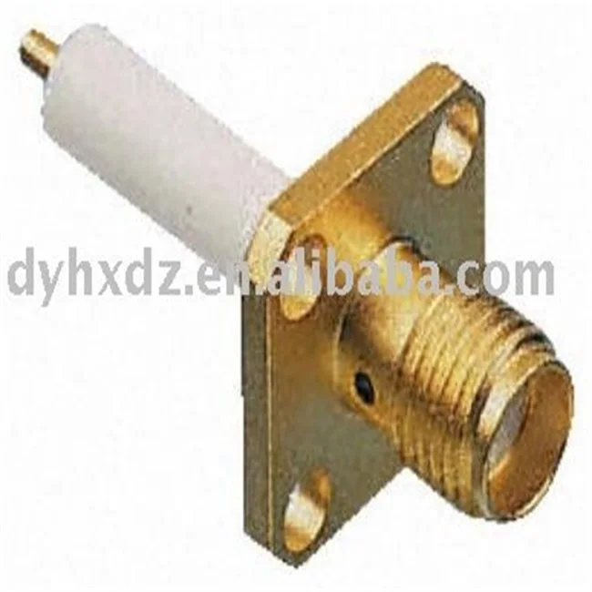 SMA female flange mount connector SMA jack