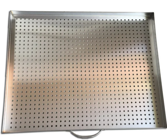 Customized stainless steel punch tray for industrial  drying oven use