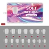 300pcs frosted nail plate H135-8