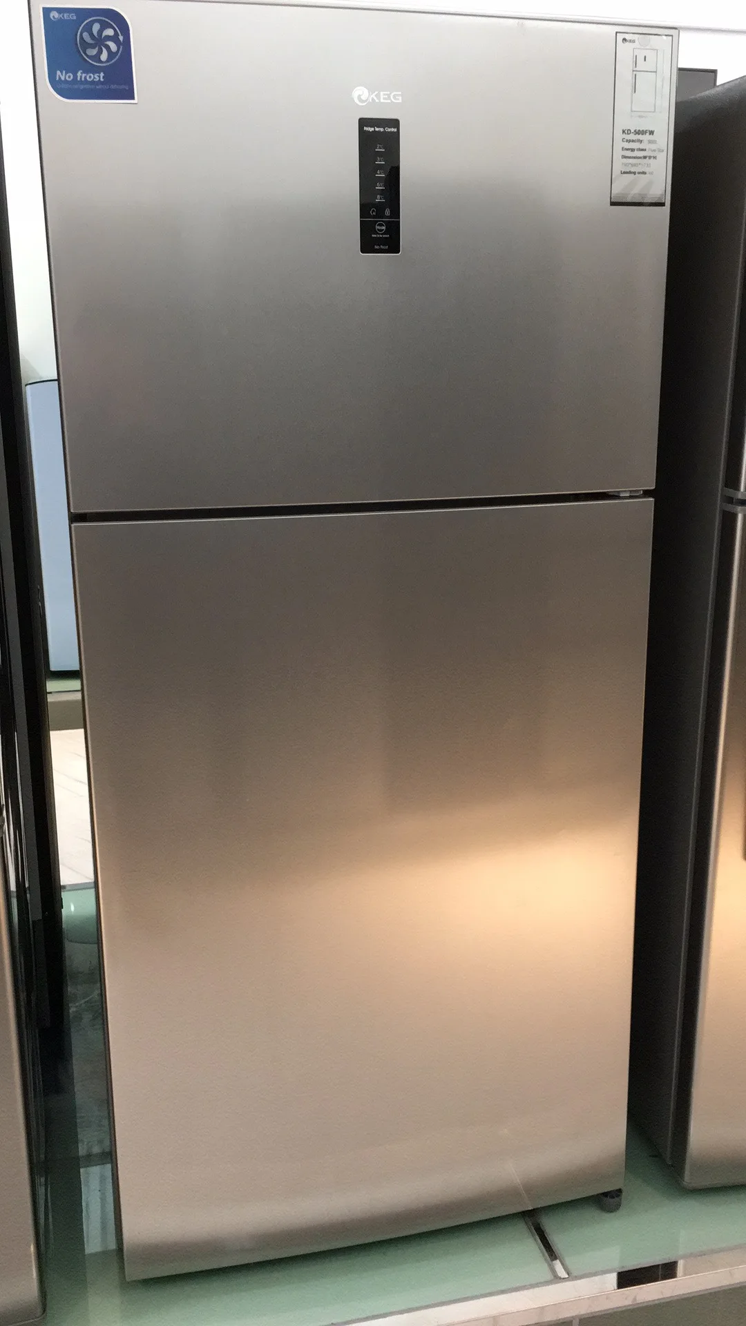 500L Factory Price SAA SASO Approved No Frost Electronic Control Top-freezer Refrigerators