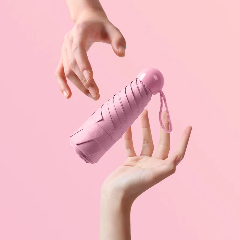 Compact Folding Umbrella Portable Mini Capsule Gift for