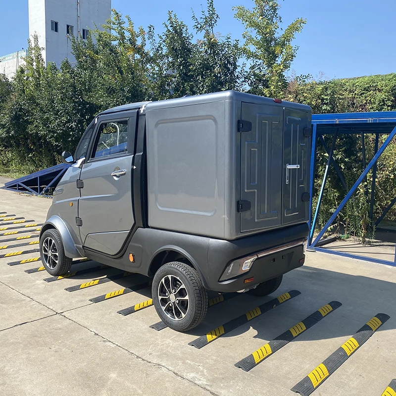 Electric Cargo Car Delivery Truck Van With Box for Transport for Adult ...