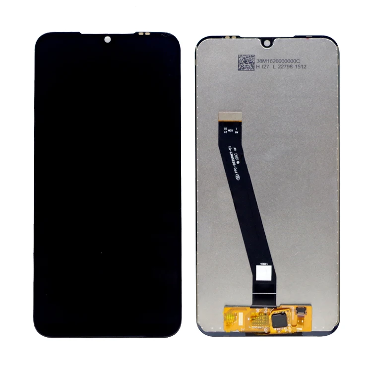 Zhangli Xiaomi Repuesto Ensamblaje Completo de Pantalla LCD y digitalizador con Marco for Xiaomi Redmi 7 Xiaomi Repuesto Color : Black