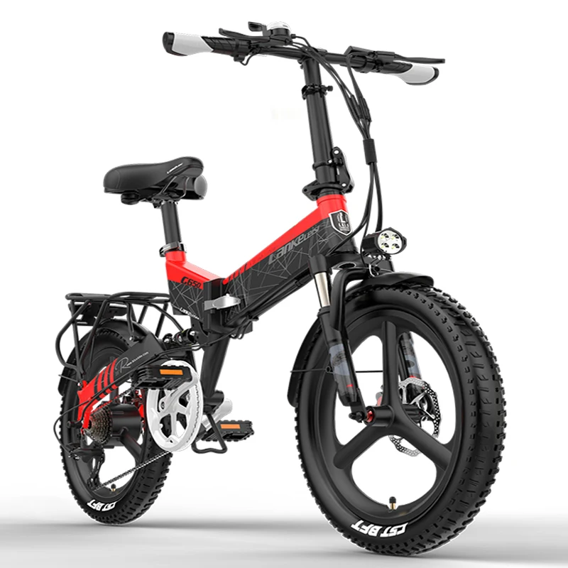 LANKELEISI G650 20 Inches Foldable Electric Bike Mountain Ebike