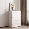 Cream white five drawer 55 * 40 * 100