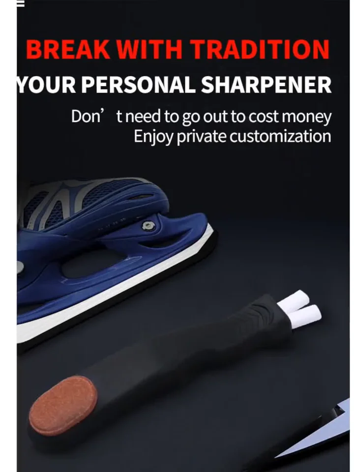 Multifunction Skate Sharpening Tool Ice Hockey Skate Sharpener Ceramic