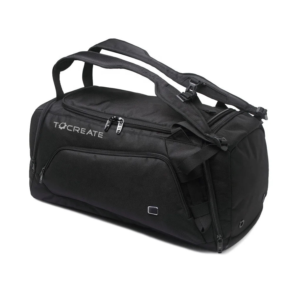 2020 factory wholesale FREE SAMPLE two way duffel backpack waterproof logo custom large capacity  weekender travel bag