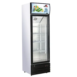 298L Constant Temperature Beverage Cooler Single Door Upright Display Wine Cooler Household Refrigeration Equipment
