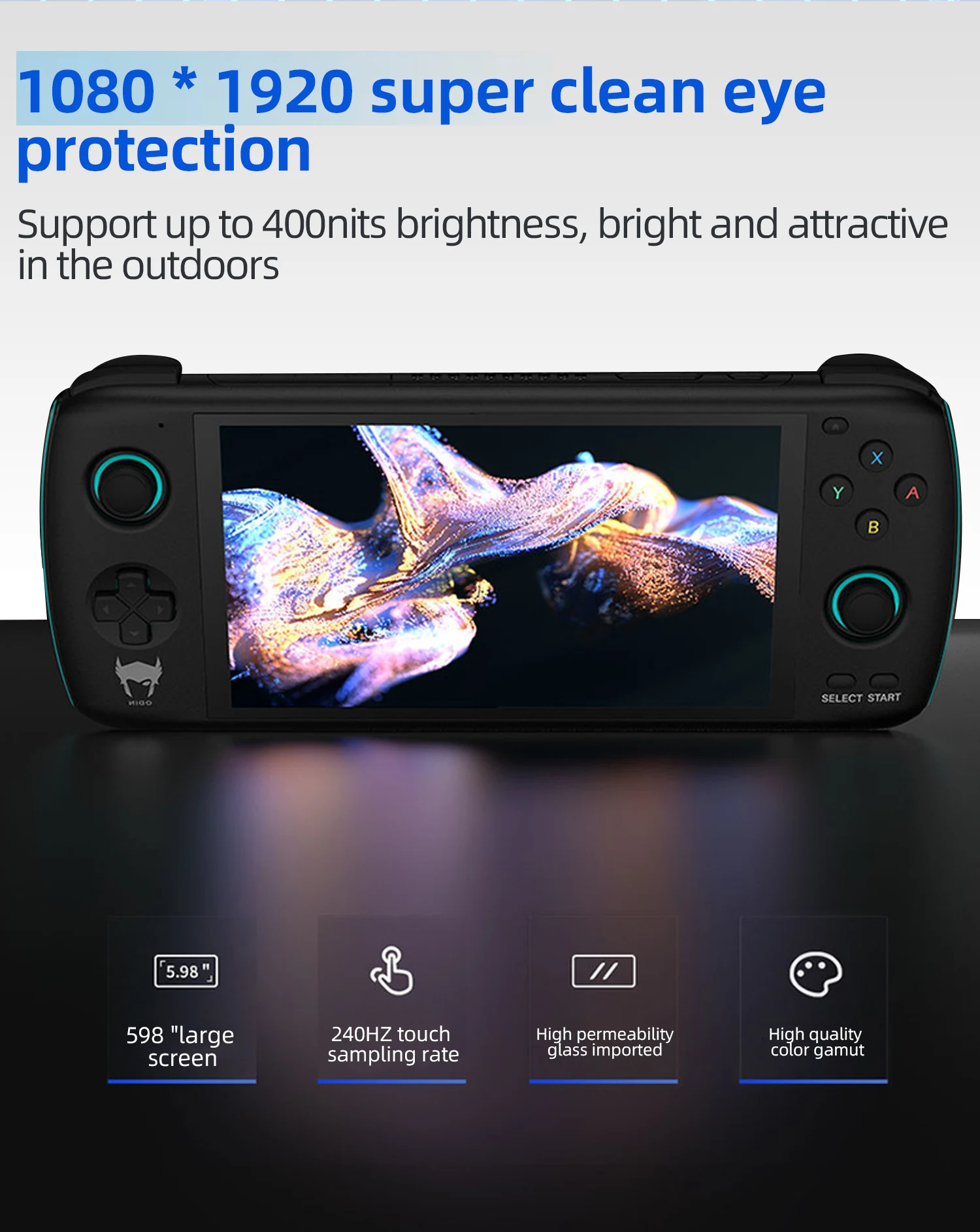 5.98 Inch Touch Screen Ayn odin Handheld Game Console 8G+256GB SD845 Win 11 Android 11 Retro Video Games Players Box Kids Gift