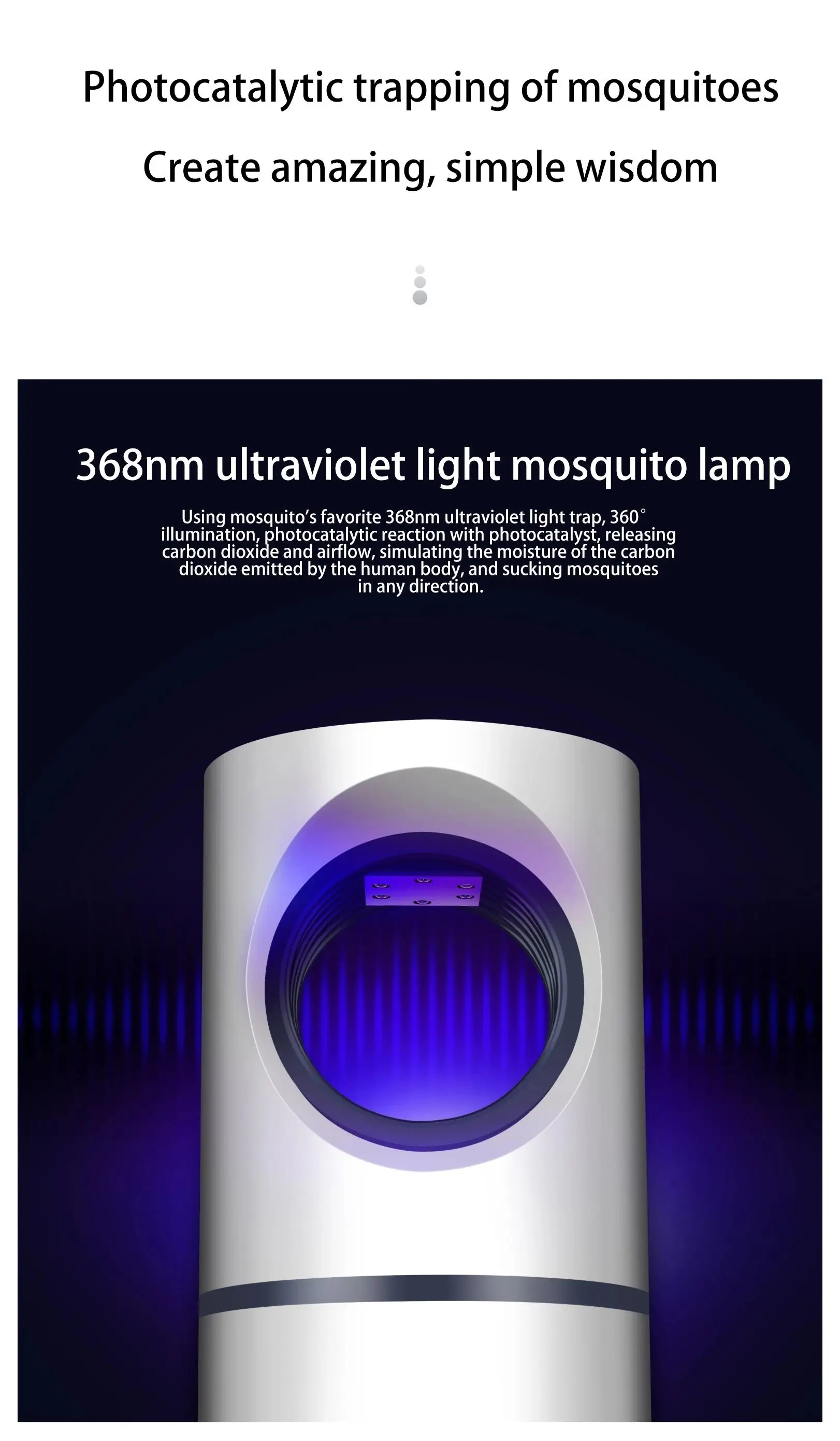 Newest Electric Led Usb Insect Machine Electronic Indoor Chemical Spray Fan Trap Mosquito Killer Lamp