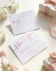 1 side pink gold foil