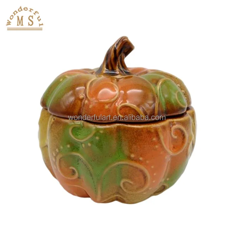 Fall and Winter Season Ceramic Tableware Sets Dinning Plate Table Centerpiece Decorative Large Turkey Bowl Pot Use for Harvest