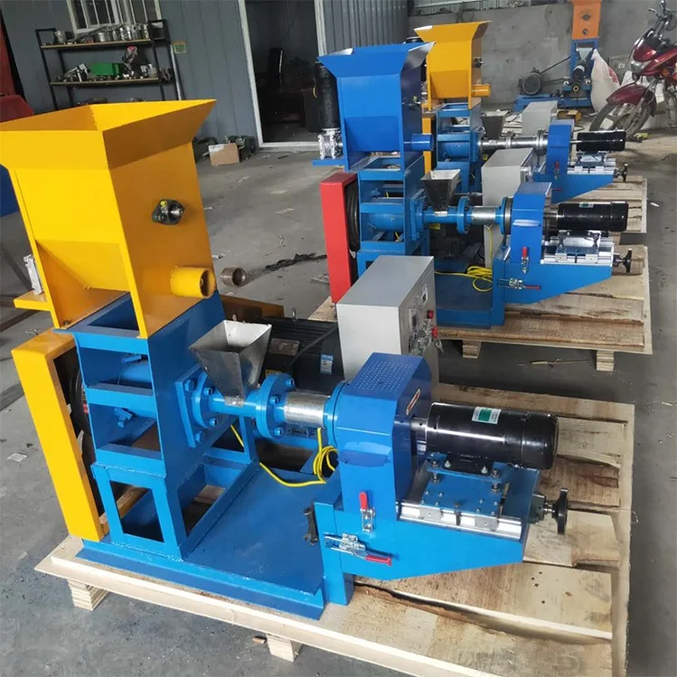Floating Fish Feed Machine Price Production Line Big Capacity Fish Feed Single Screw Extruder Processing Line