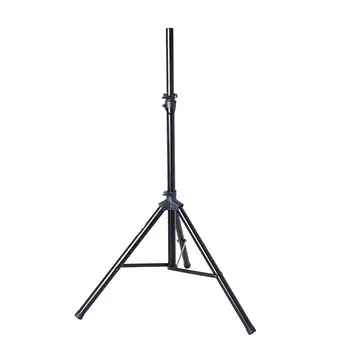 Floor Tripod Speaker Stand OEM Lightweight Portable Black Adjustable for 12 Inch PA Speaker Professional Audio Video Luxsound