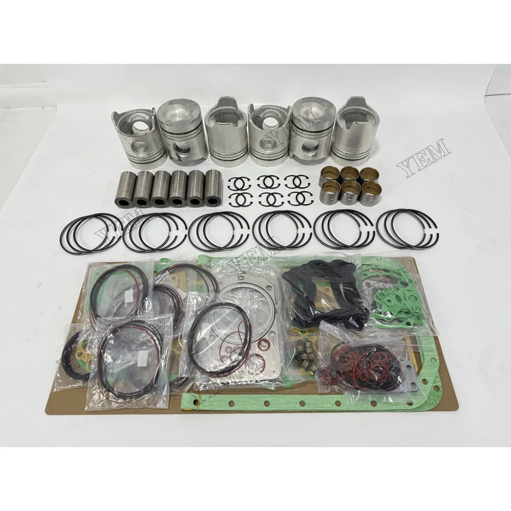 For Mitsubishi 6D20 Piston and Rings With Gasket Set Engine Parts 5