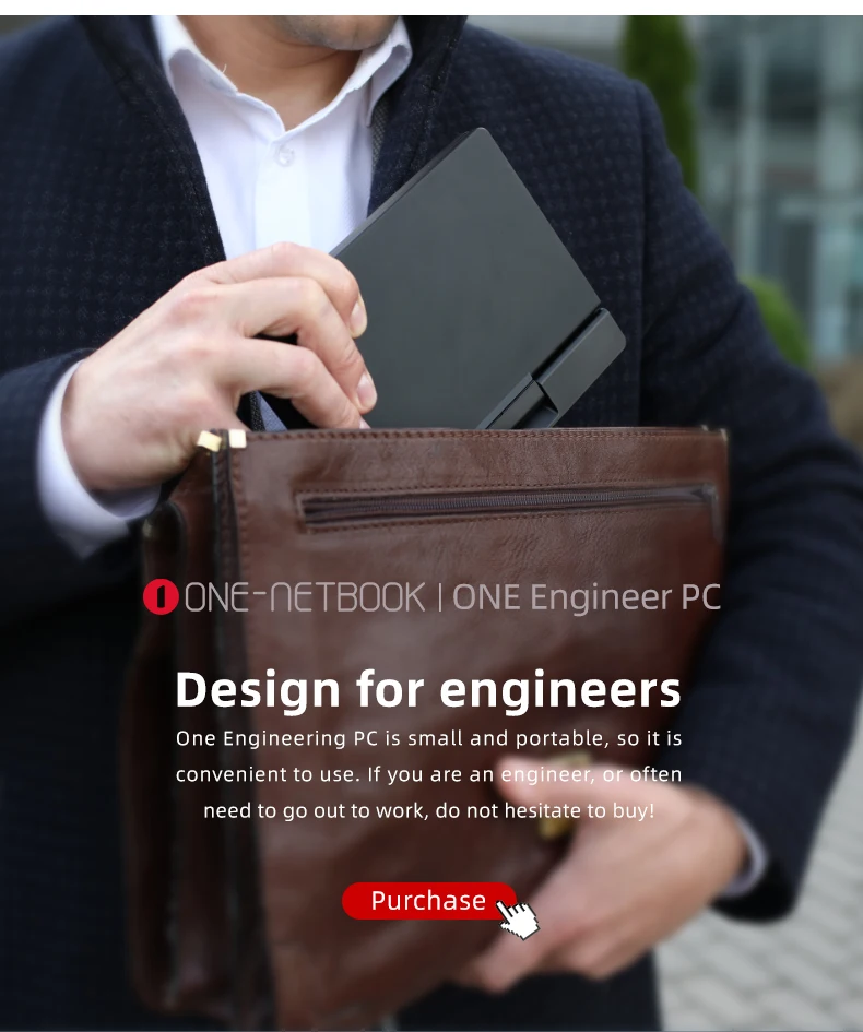 Engineer PC Laptop Business Notebook with Multi Ports 7 Inch Pocket Computer 8GB RAM 512GB SSD Touch Screen Netbook