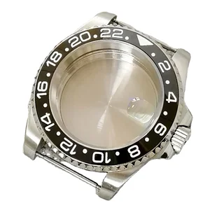 Direct Sales 40mm 316 Stainless Steel case Ceramic Ring Sapphire Glass Watch Accessories