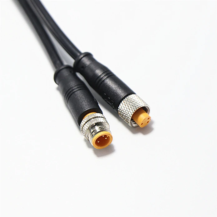 Ip68 Circular multipole Conector enchufe del cable 9 Pin Cable final múltiples vías 