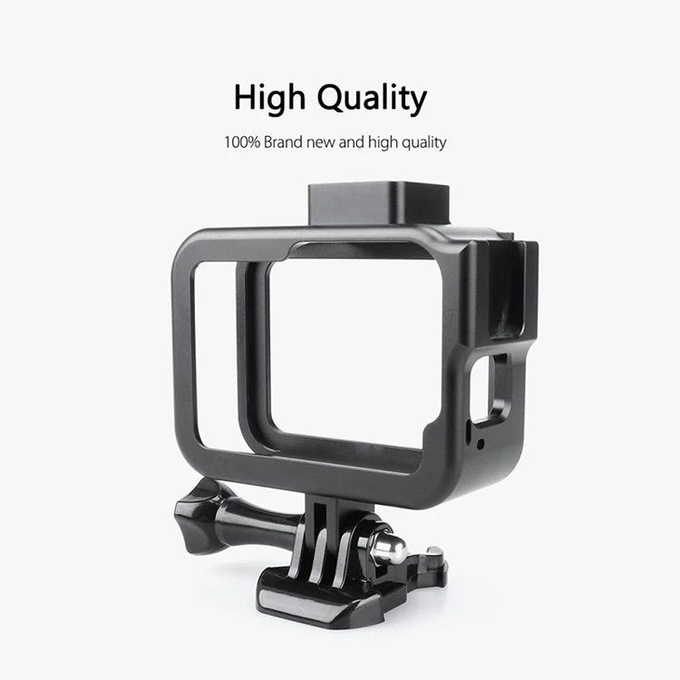 Junnx Aluminium Alloy Housing Shell Go Pro 8 Mic Cold Shoe Mount