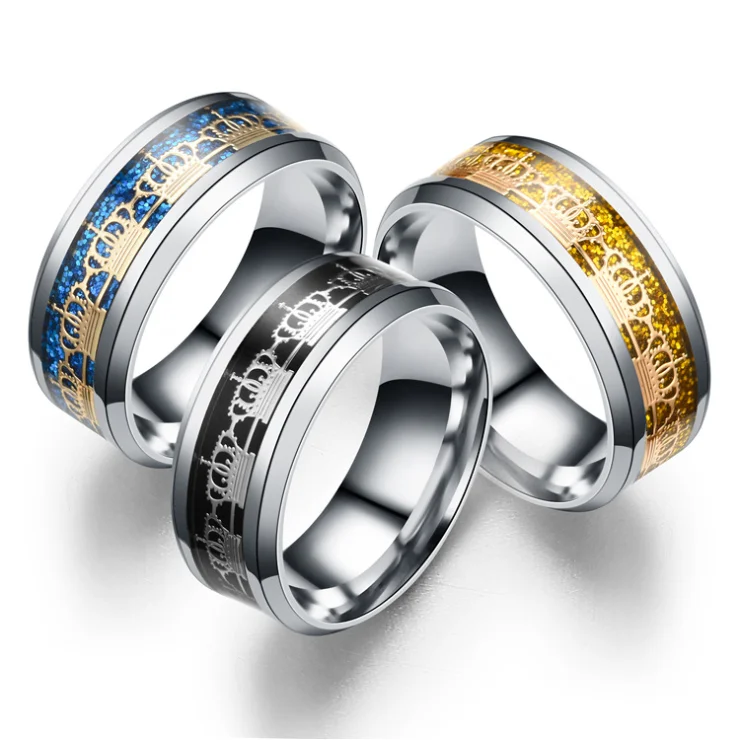 Joyería De Traje De Anillo De Pareja Anillo De Titanio De De Joyería De Traje De Anillo De Pareja Anillo De Titanio De De