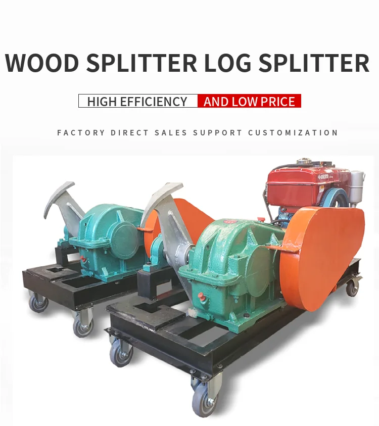 Cheap Firewood Processor Electric Wood Log Splitter Wood Cutting