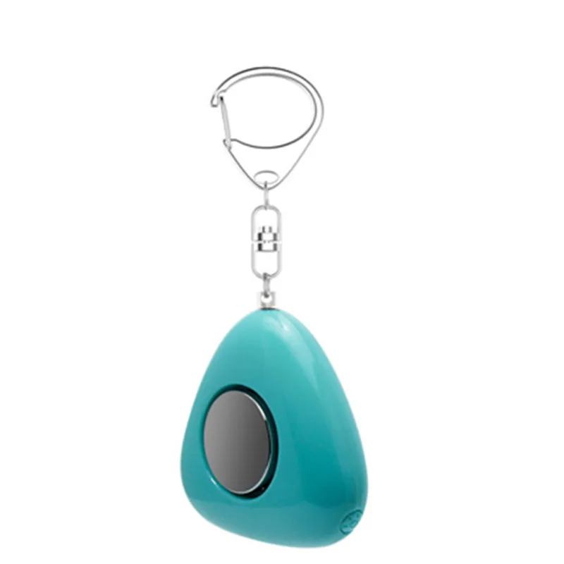 Custom Triangle Shape Personal Keychain Alarm With Five Colors Available For Wholesale