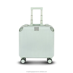 Unisex Waterproof ABS Polyester Trolley Luggage Durable Business Travel Suitcase Spinner Cartoon Style Lock Portable Aircraft