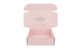 Картонные коробки с логотипом на заказ, отправка почтовых отправлений, розовый косметический набор, косметика, отправка, уход за кожей, гофрированные упаковочные коробки