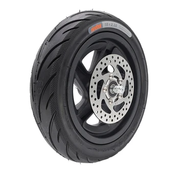 Pneus Jelly Compatibles Avec Segway Ninebot F2 / F2 Pro / Plus / F20D / F30D / F40D KickScooter - Pneu Extérieur Vide 10 Pouces Antidérapant 10 X 2.5 Tubeless - Accessoires Originaux Pour Scooter