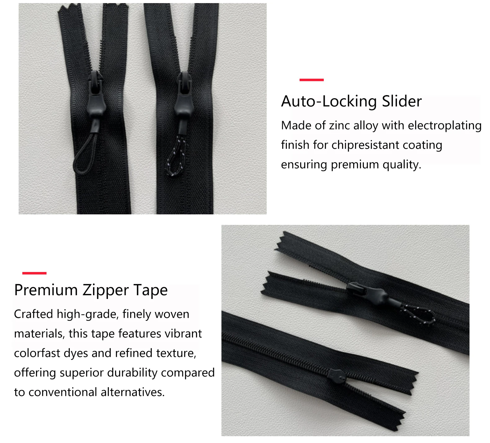 3# Nylon Reversed Series Zipper With Waterproof Slider and Colorful ...