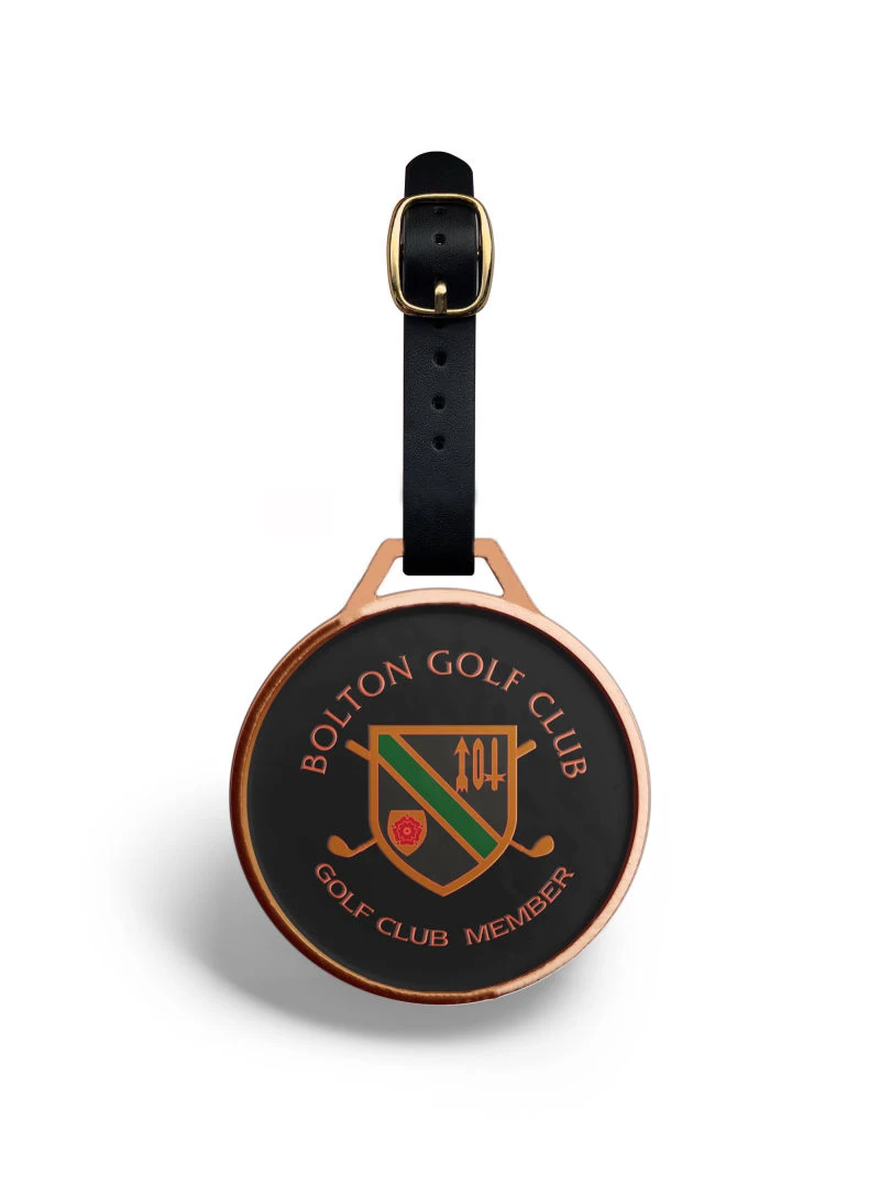 Manufacturer No Minimum Oem Metal Epoxy Golf Hang Tag And Baggage Tag