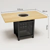Mesa de hotpot (120*80*75cm)