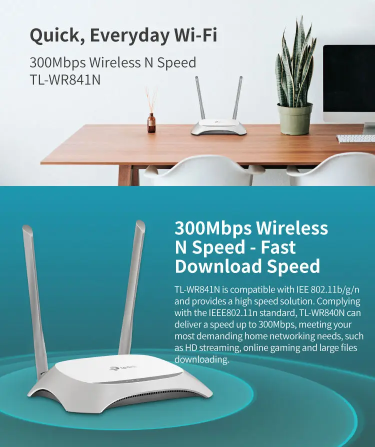 Global Version TP-Link Brand Wifi Router Easy Setup and Use 