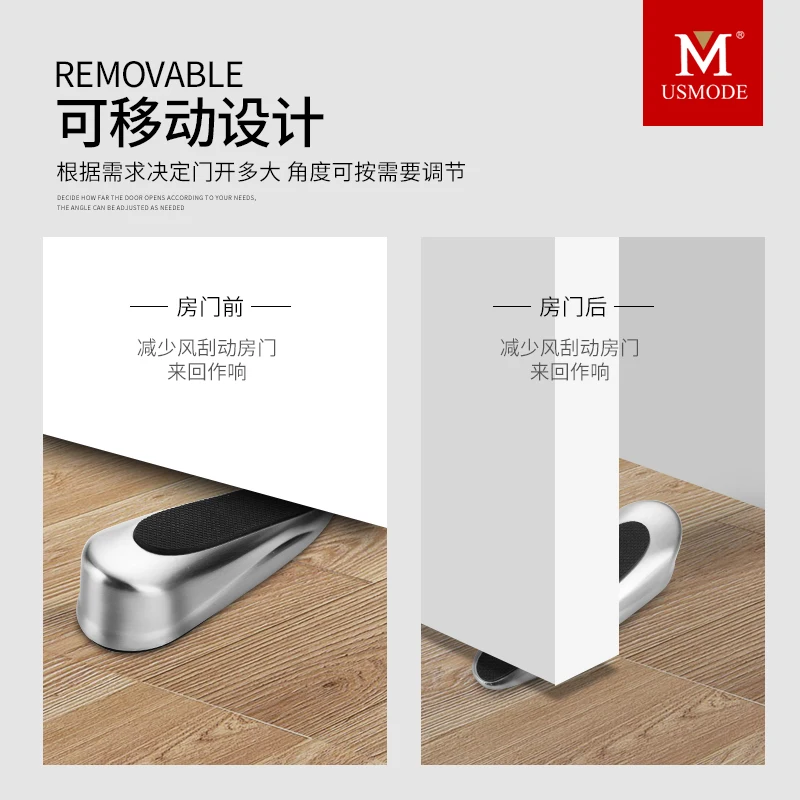 Цинковый сплав дверная пробка клин стеклянная душевая