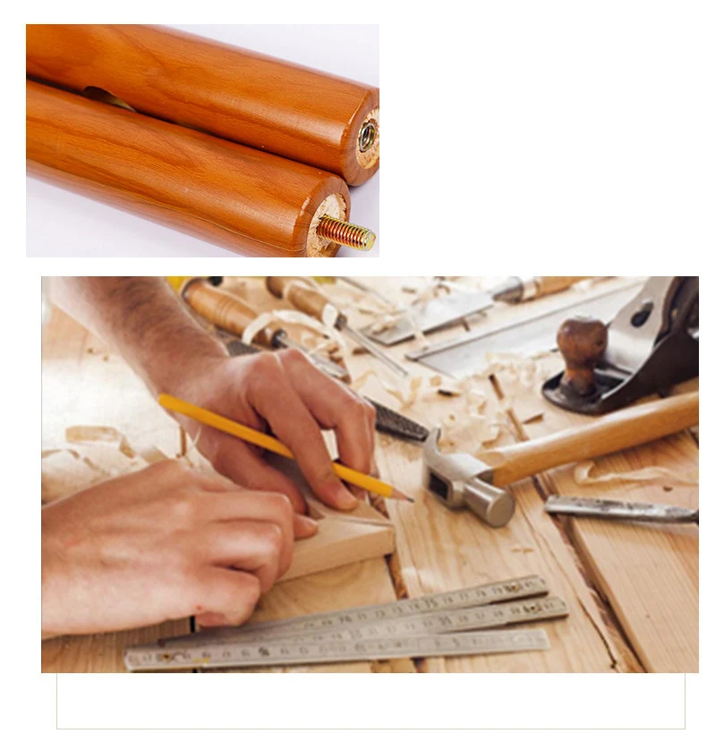 Easy Assembly 8 Hooks Free Standing Wooden Tree Coat Jackets Hanger