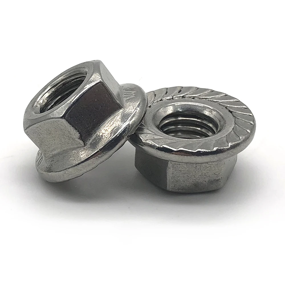 Super September M4 M7 M20 Low Profile DIN6927 Weld Brass Serrated M7 M8 Hex Flange Nut