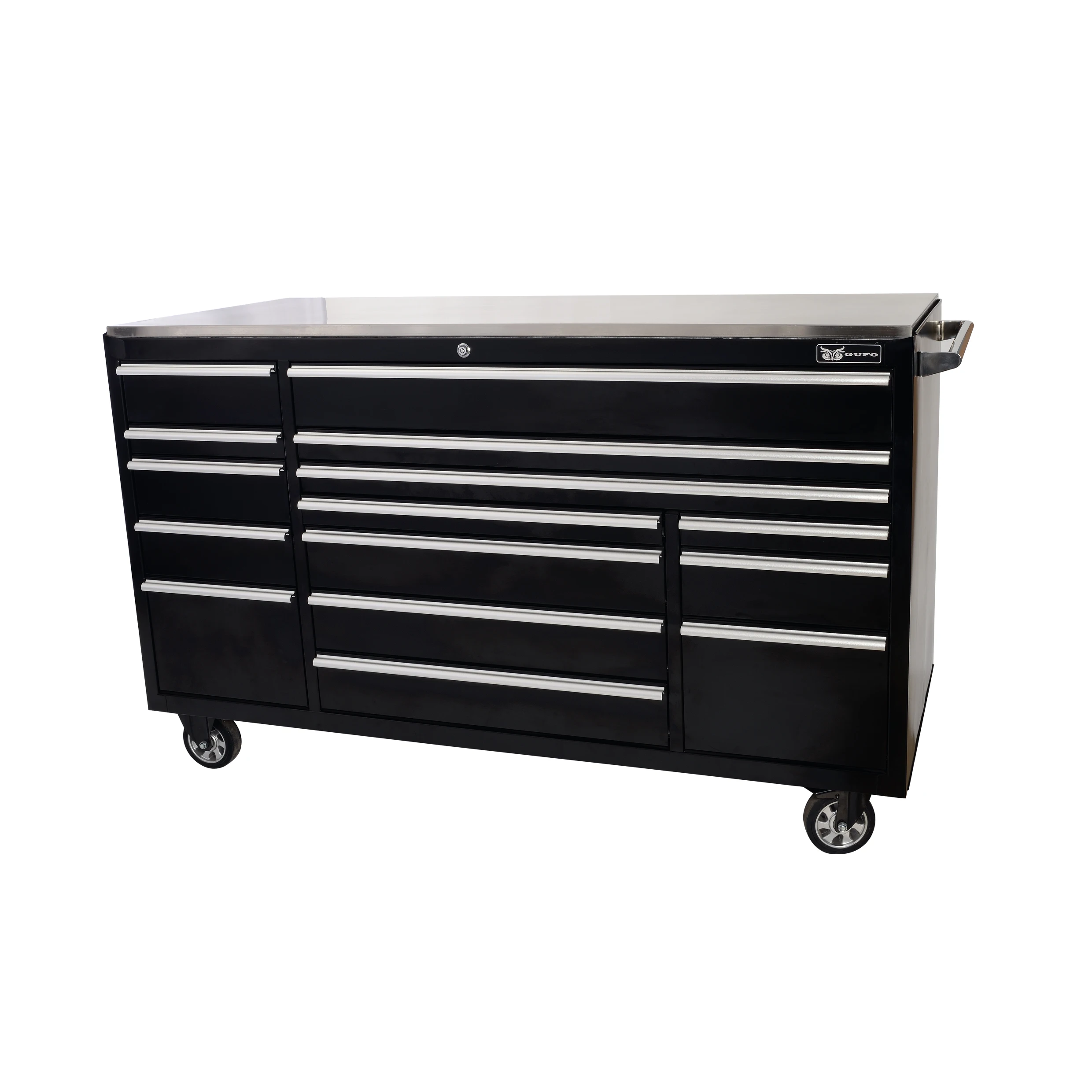 Steel Toolbox with Casters - Durable Tool Storage Solution