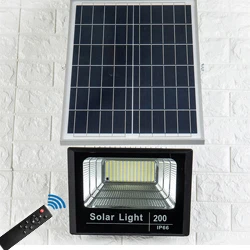 china factory 200w 1000lm Intelligent sun powered outdoor led street solar light